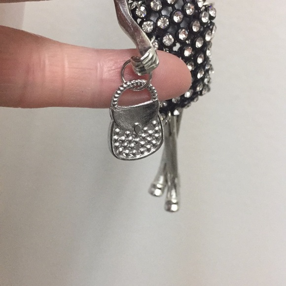 Sparkly Chic Lady Key Chain-PurseCharm and cosmetic bag NWT - Picture 9 of 12